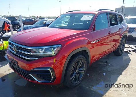 2021 Volkswagen Atlas 3.6L V6 Se W/Technology R-Line from USA, damaged, VIN 1V2PR2CA7MC510840